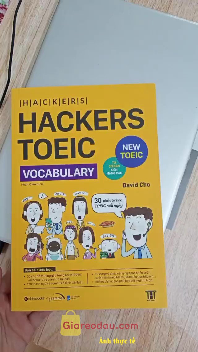 Giảm giá [Mã giảm 25%] Sách Hackers TOEIC Vocabulary. . 