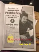 Giảm giá [Mã giảm 24%] Sách Succeed In Cambridge English Proficiency (CPE) 8 Practice tests (+CD). Sách chx dùng nên chx biêt, sách in khá rõ nét, giao hàng nhanh. . 