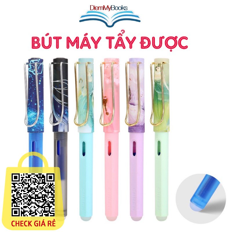 Bút Máy Tẩy Được Dành Học Sinh Tiểu Học Dùng Mực Viết Xóa Được 7009M/437M