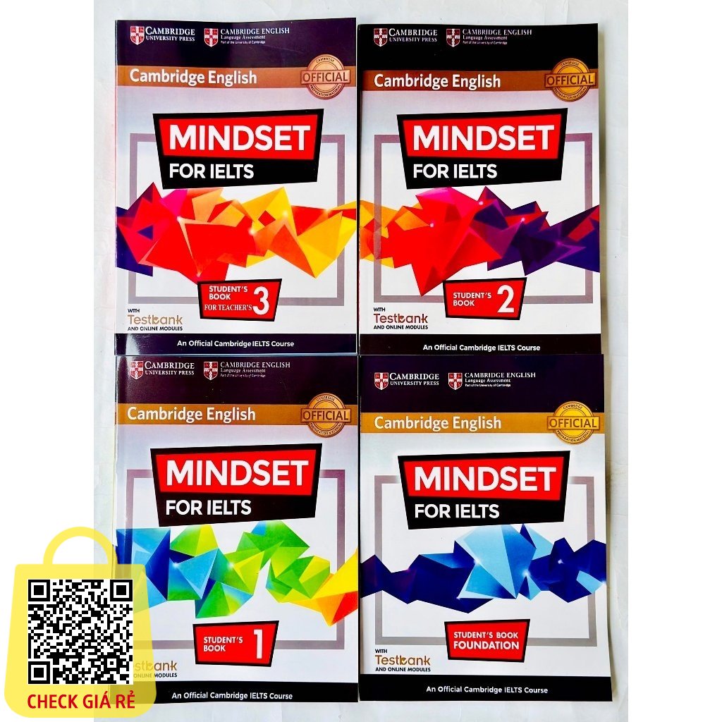 Mindset for IELTS Foundation,1,2,3 (Lẻ, bộ)