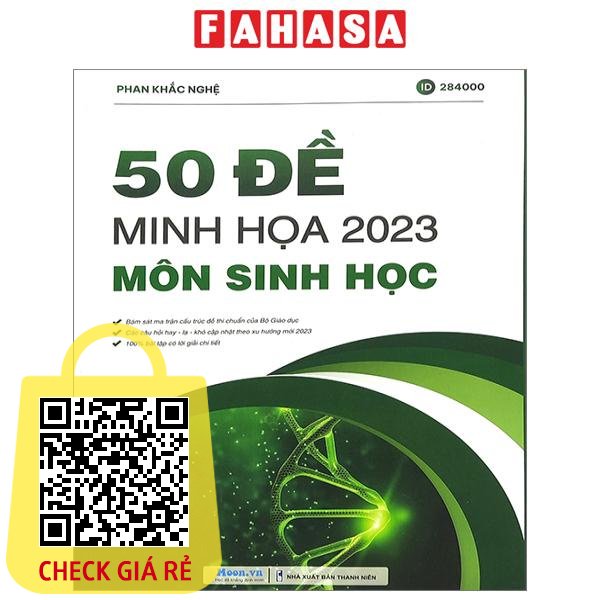 Sách 50 Đề Minh Họa 2023 Môn Sinh Học (Tái Bản)