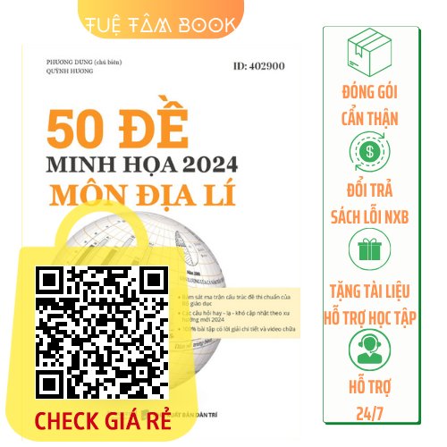 Sach 50 de minh hoa 2024 mon Dia li