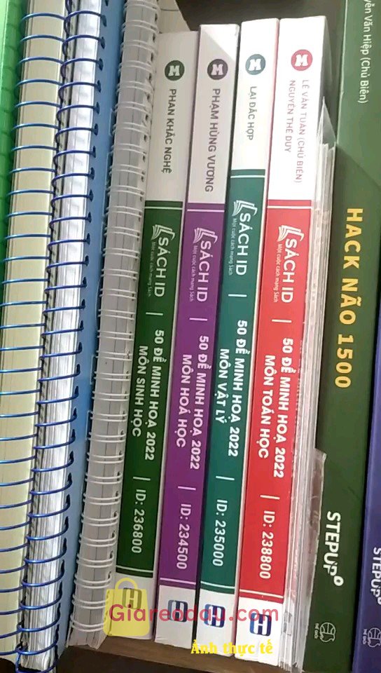 Giảm giá [Mã giảm 26%] Bộ đề minh họa 2023 Sách ID 50 Đề thi trắc nghiệm môn Sinh. Sản phẩm tốt ổn áp hay, có video chk đề và đc tặng n quà. giao. 