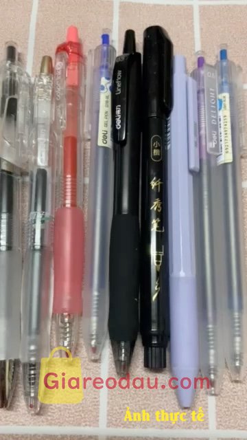 Giảm giá [Mã giảm 43%] Bút Viết Thư Pháp Hán Tự Calligraphy Kanji Tiếng Trung Nhật Hàn Ngòi Lông Nhiều Kích Cỡ Deli Brush Pen. Săn sale 3/3 mà 4/3 đã nhận hàng rồii. Bút deli thì chất lượng khỏi. 