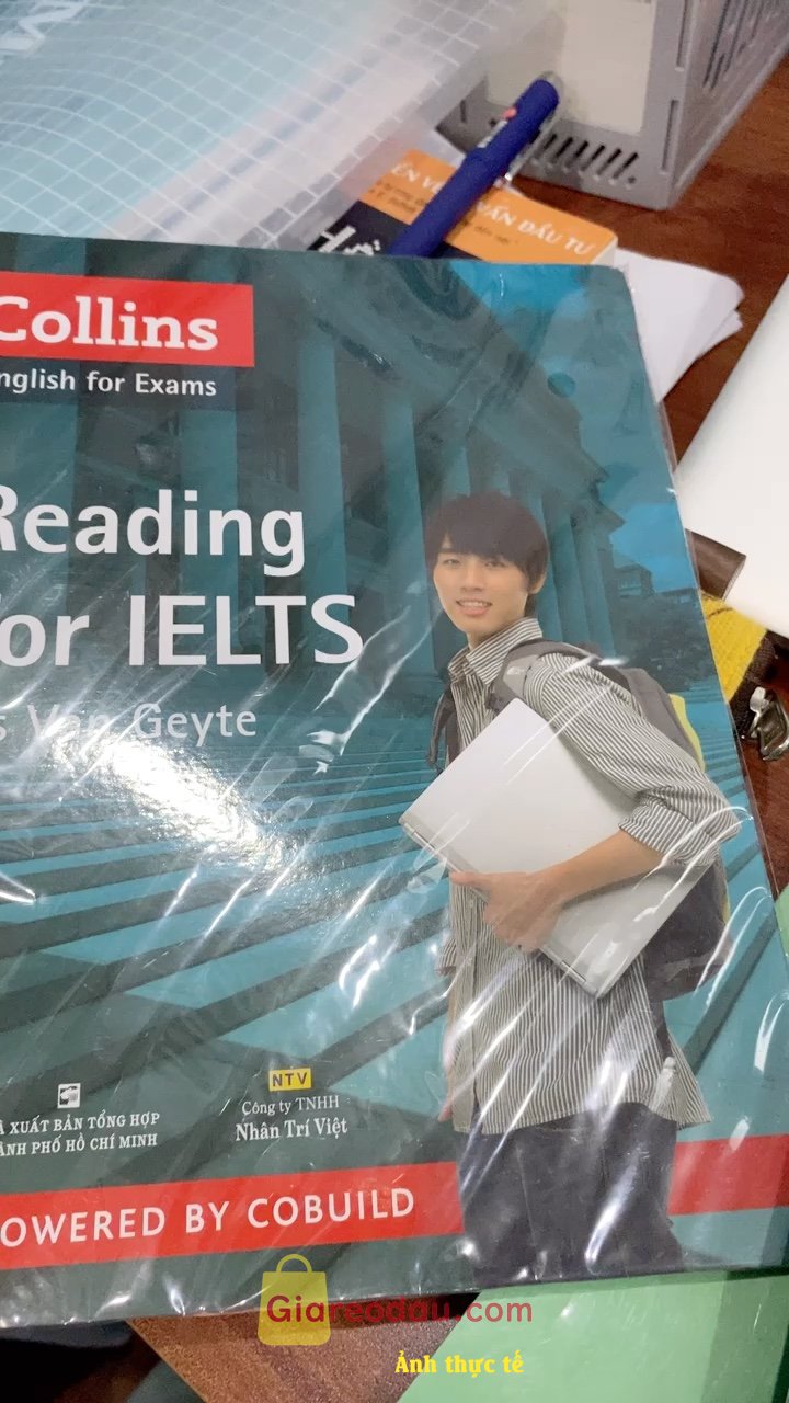 Giảm giá [Mã giảm 20%] Collins Reading for IELTS (128.000Đ). Huhu mua sách về để học mà lười như hủi luôn, mua hơn tháng mang. 