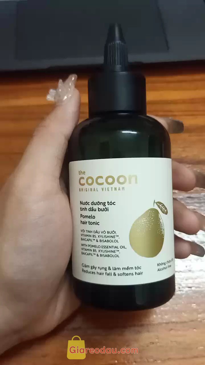 Giảm giá HÀNG TẶNG KHÔNG BÁN - Nước dưỡng tóc tinh dầu bưởi Cocoon giúp giảm gãy rụng & làm mềm tóc 140ml. Sốp chuẩn bị hàng và vận chuyển nhanh. Sản phẩm dùng tốt, giá. 