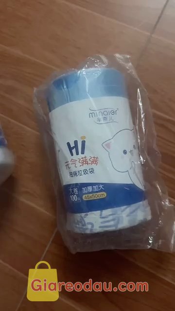 Giảm giá [Mã giảm 32%] (LOẠI DÀY DAI) 100 túi đựng rác Gấu Dâu/Minaier dây rút loại siêu dày. Shop đóng hàng cần thận, ship nhiệt tình nhanh chóng, sản phẩm đúng. 