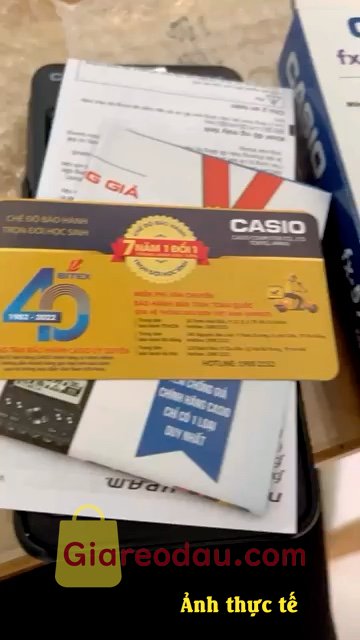 Giảm giá [Mã giảm 10%] Máy tính Casio FX 570ES PLUS NEW chính hãng dành cho học sinh. đẹp lắm giá oke nữa có bảo hành đầy đủ nên mua cho nhu cầu học. 