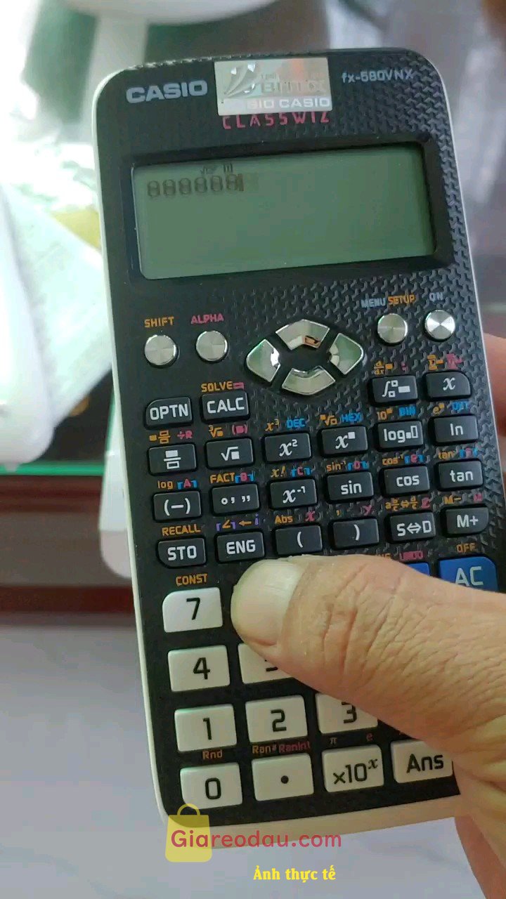 Giảm giá Máy tính Casio FX 580 VNX (XANH - HỒNG - TRẮNG) - Rẻ Vô Địch. Máy mới, có hộp và phiếu bảo hành đầy đủ. Giao hàng nhanh... 
