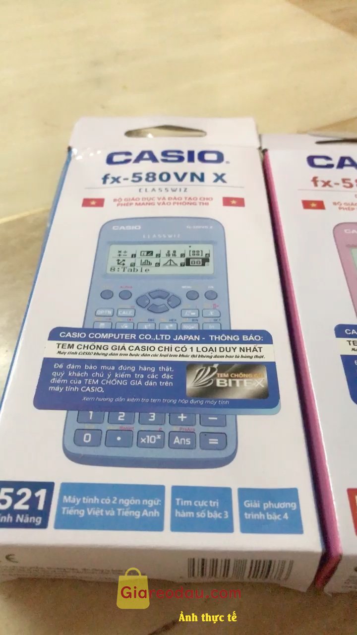 Giảm giá pin máy tính casio fx 570es - 570vn- 580vnx - Rẻ Vô Địch. Đóng gói hàng cẩn thận! Giao hàng nhanh chóng! Máy hiện xài ổn! Hy. 