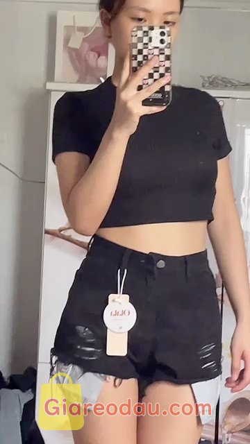 Giảm giá Quần Short Jeans Nữ Quần Bò Nữ Lưng Cao Túi Dài Đủ Màu Chất Vãi Dày Dặn. Giao hàng vài ngày , hàng chất lượng giá ok , Jean làm form xinh làm. 