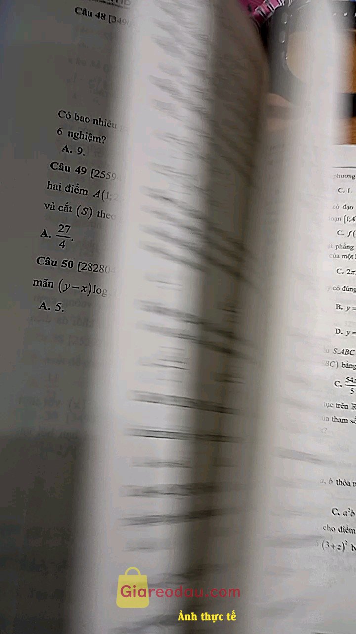 Giảm giá [Mã giảm 28%] Sách- 50 Bộ Đề Minh Họa Khối B Toán- Hóa- Sinh-  Bản Cập Nhật Ôn Thi THPT Quốc Gia Năm 2024. . Sách đẹp, đều hơi xước vài chổ, mong lần sau shop sẽ khắc phục. 