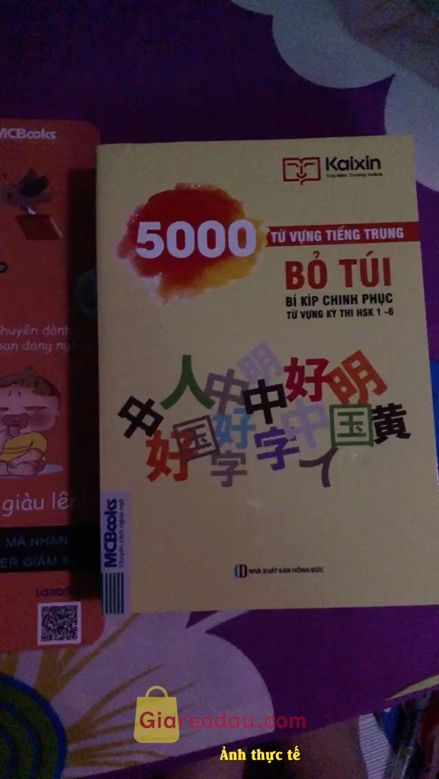 Giảm giá [Mã giảm 28%] Sách 5000 từ vựng tiếng Trung bỏ túi - Bí kip chinh phục từ vựng kỳ thi HSK 1-6. Mua lần thứ 2 vẫn không làm mình thất vọng. Mua giá rẻ mà shop gối. 