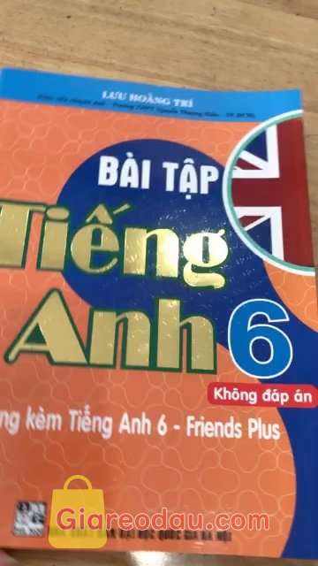 Giảm giá [Mã giảm 35%] SÁCH - Bài tập tiếng anh 6 - không đáp án ( dùng kèm tiếng anh 6 - Friends Plus ). Sách dày dặn, chữ in rõ nét. Ok. Shop giao hàng quá nhanh. Đúng sách. 