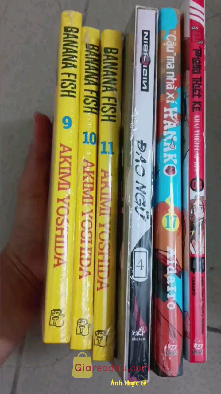 Giảm giá [Mã giảm 5%] Sách Banana Fish - Tập 9 - Tặng Kèm Postcard Giấy. Hàng giao nhanh, chất lượng ổn định, shipper thân thiện, chúc shop. 