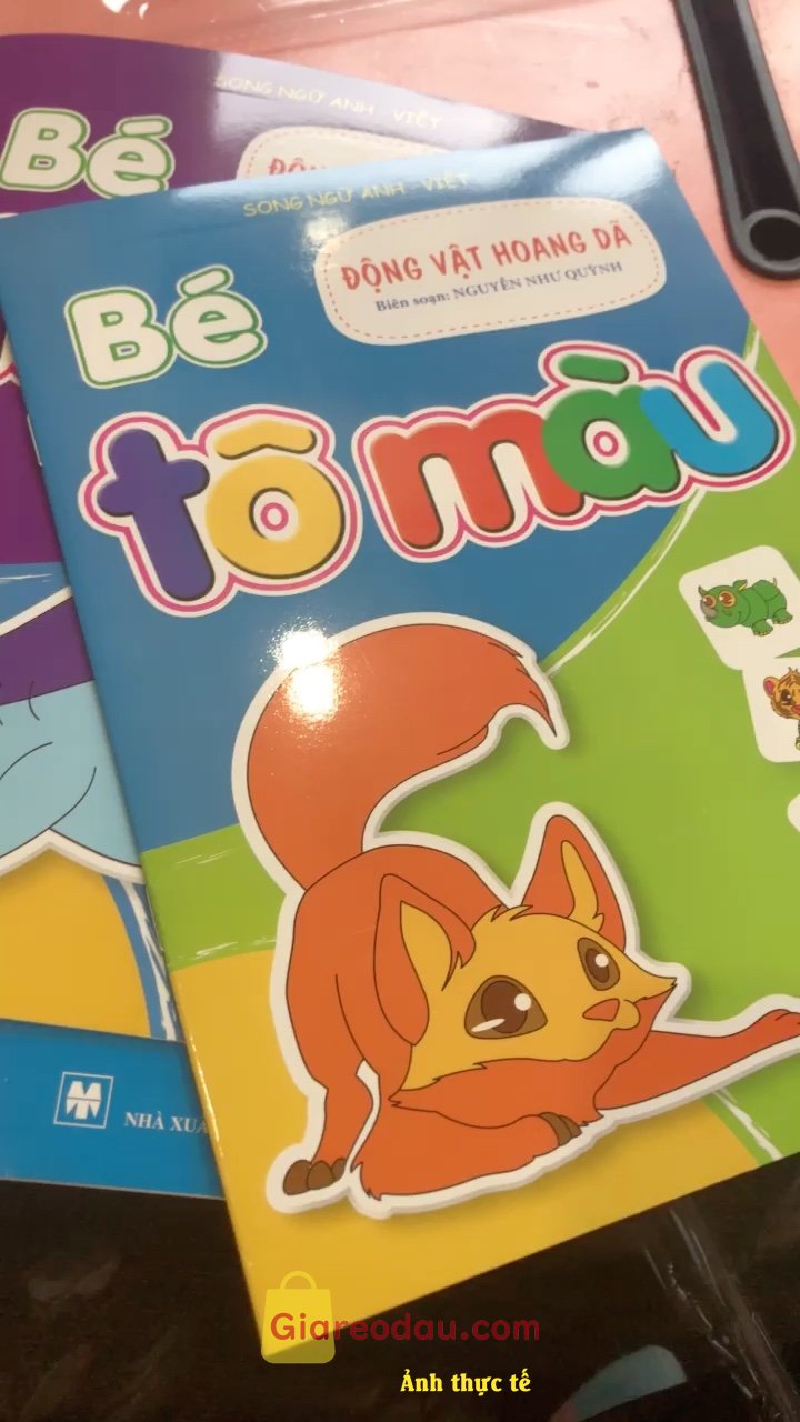 Giảm giá [Mã giảm 50%] Sách Bé Tô Màu Theo Chủ Đề Song Ngữ Việt Anh Dành Cho Trẻ 3-6 Tuổi (Lẻ Tùy Chọn). ấn tượng đầu là shop gói hàng cẩn thận và hàng giao đến sách. 