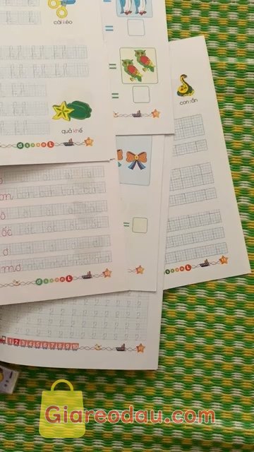 Giảm giá [Mã giảm 30%] Sách-Bộ 10 quyển luyện viết tập tô chữ cho bé mẫu giáo mầm non Tặng 2 bút chì+ gọt+ Tẩy. Sl Đủ 10 quyển , tặng 2 chì 1 gọt 1 tẩy. Giấy mịn đẹp , mực. 