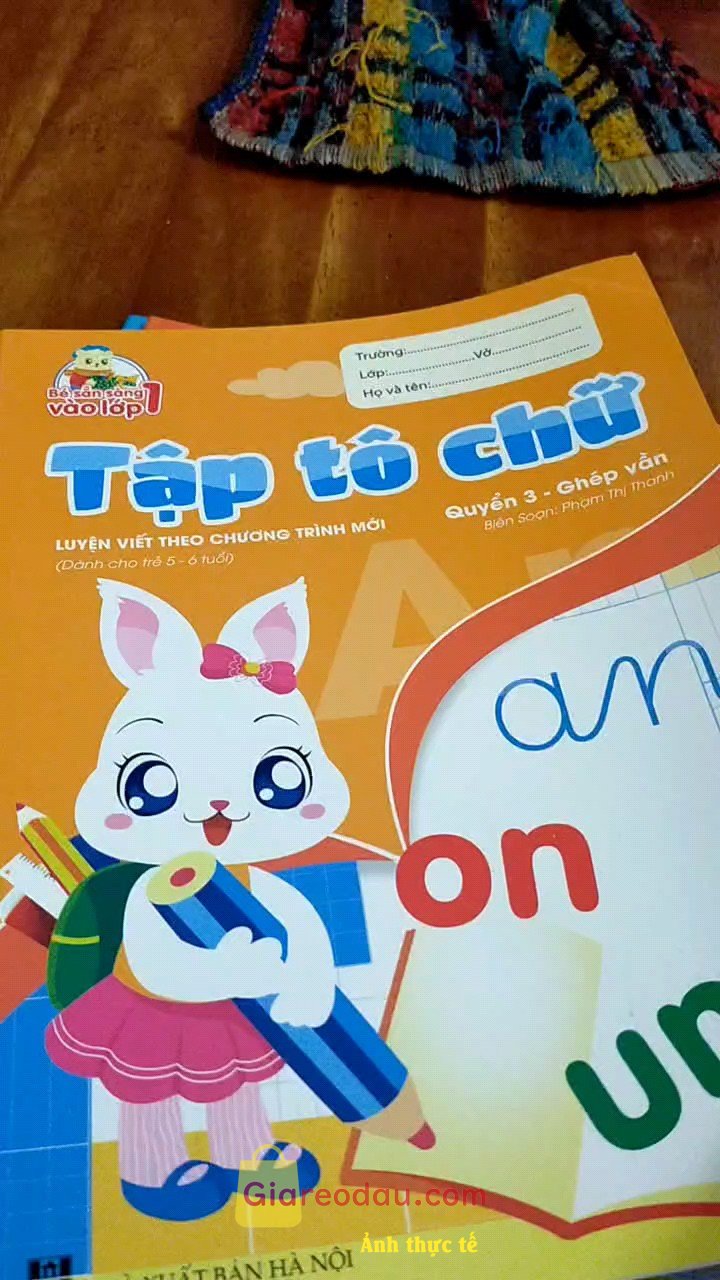 Giảm giá [Mã giảm 33%] Sách Bộ 5 Quyển Luyện Viết Tập Tô Chữ Số Cho Bé Mẫu Giáo Chuẩn Bị Vào Lớp 1 Từ 4 5 6 Tuổi Có Mã QR Hướng Dẫn Viết. Bìa sách cứng cáp. Chất liệu giấy dày dặn sáng bóng. Hi vọng không. 