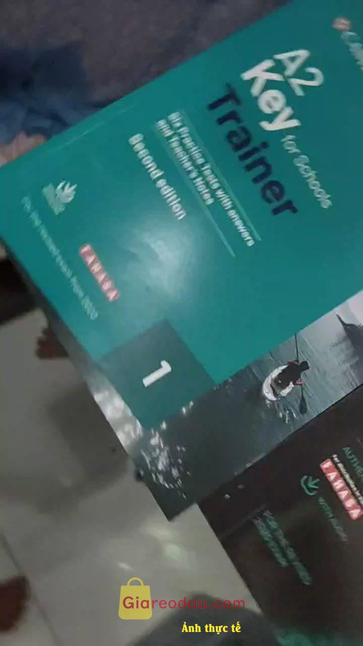 Giảm giá Sách Cambridge A2 Key for Schools 1 For the revised 2020 exam (kèm code online). Đóng gói kỹ càng, chắc chắn. Sách đẹp, hàng gốc. 10 điểm không. 