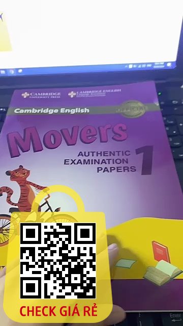 Giảm giá [Mã giảm 31%] SÁCH Cambridge English Movers 1 2 3. Sách oke nhaa rẻ lắm luônn cháu mình rất thích học. Mn nên mua nha. 