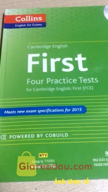 Giảm giá [Mã giảm 24%] Sách Cambridge English Preliminary Four Practice Tests (+CD). Hình ảnh chỉ mang tính chất minh họa không phải là sản phầm nhanh.. 