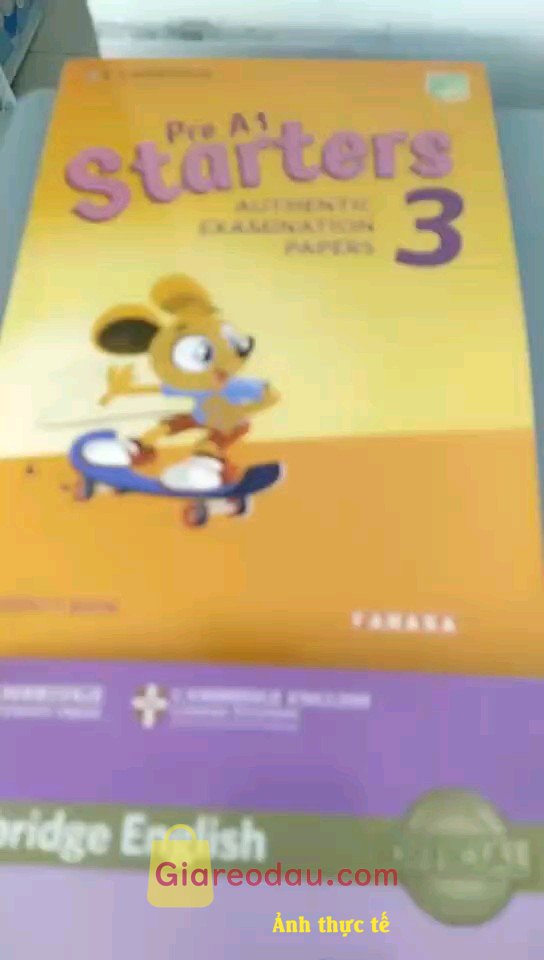 Giảm giá Sách Cambridge English Starters 3 (For revised exam from 2018). Vào shop ngansophia mua sữa nha. Hàng chuẩn auth. Giá phải chăng. Thời. 