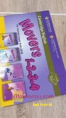 Giảm giá [Mã giảm 25%] Sách Cambridge Movers in gộp 1-2-3-4. Giao hàng rất nhanh tư vấn nhiệt tình. Sách in đẹp, chất lượng. 