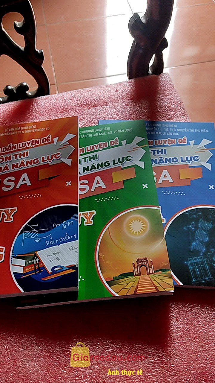 Giảm giá [Mã giảm 20%] Sách Combo 3 Cuốn Hướng Dẫn Luyện Đề Ôn Thi Đánh Giá Năng Lực HSA (Khoa Học + Tư duy định lượng + Định Tính ). Sách đc bọc rất kĩ,shop tư vấn nhiệt tình. Mới xem qua nội dung. 