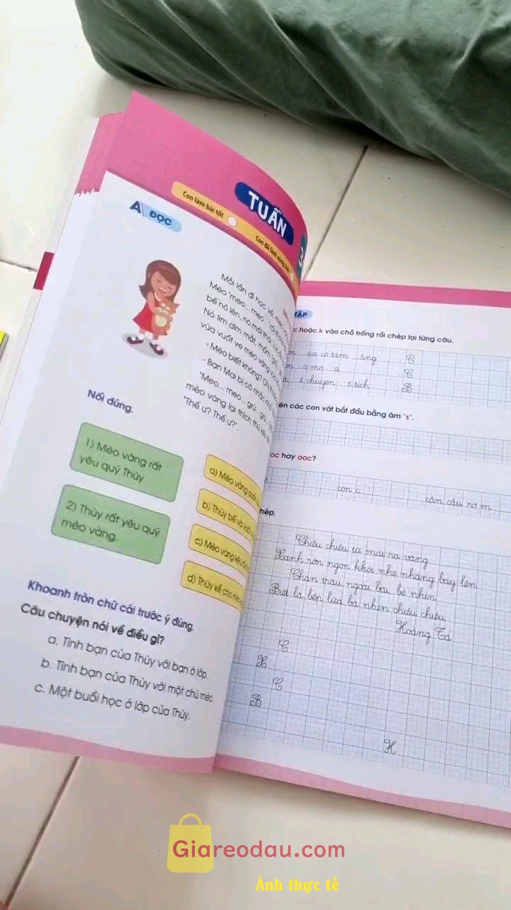 Giảm giá [Mã giảm 16%] Sách Combo Phiếu Bài Tập Cuối Tuần Toán + Tiếng Việt 1 (35 Tuần Học) MEGABOOK. Sách đẹp, dày dặn, màu chữ rõ ràng, in ấn tốt. Rất tuyệt. Sẽ. 