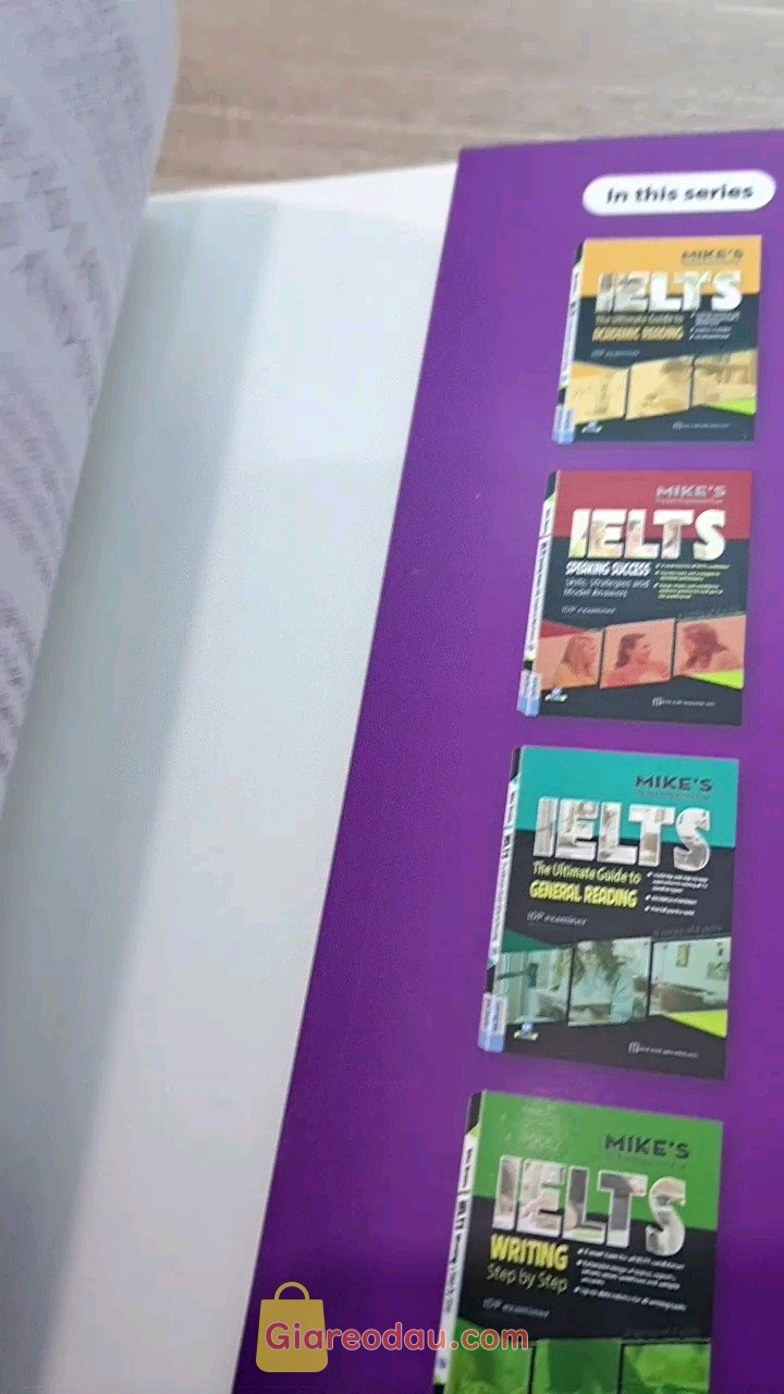 Giảm giá [Mã giảm 28%] Sách Combo Trọn Bộ 4 cuốn Academic IELTS Mike + tặng kèm Booksmart. Sách đẹp, chắc chắn. Giao hàng nhanh, mua trên shopee rẻ hơn so với. 