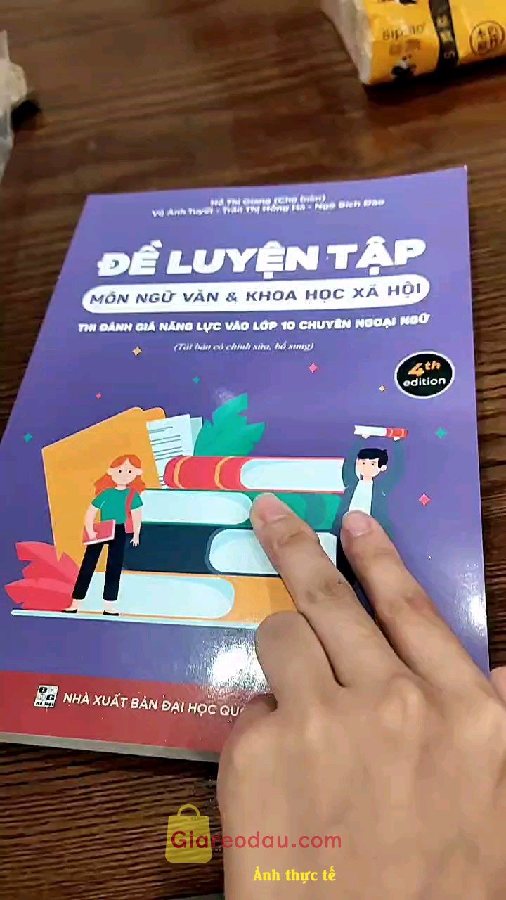 Giảm giá [Mã giảm 25%] Sách Đề Luyện Tập Môn Ngữ Văn và Khoa Học Xã Hội Thi Đánh Giá Năng Lực Vào Lớp 10 Chuyên Ngoại Ngữ. Sách xịn, nội dung có vài chỗ đáp án bị sai.. Shop gói siêu cẩn. 