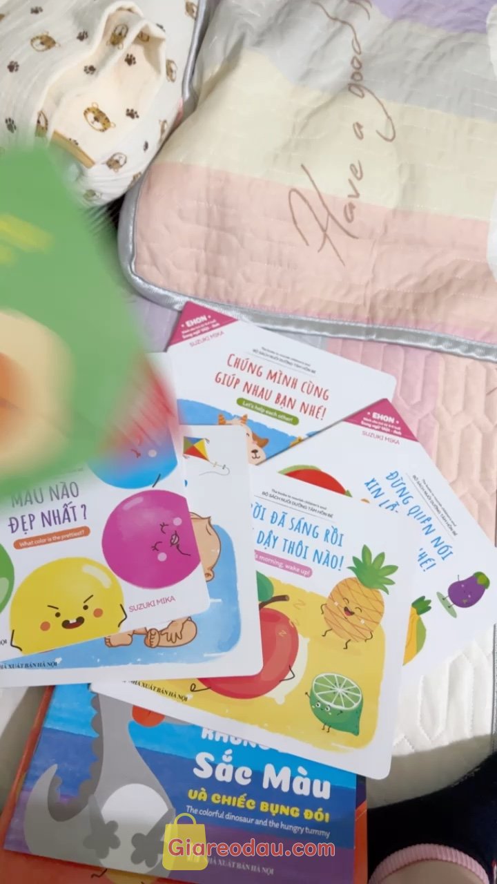 Giảm giá [Mã giảm 40%] Sách Ehon Song Ngữ Cho Bé 0 3 Tuổi Song Ngữ Anh Việt Có File Nghe Đọc Quét QR Bộ 10 Cuốn. Trời ơi bán hàng gì đâu mà yêu quá trời😘 Hàng giao nhanh, đóng. 