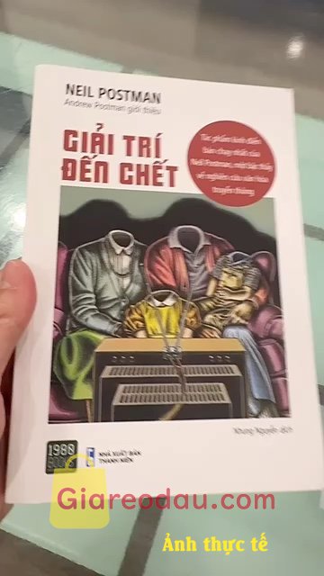 Giảm giá [Mã giảm 27%] Sách Giải trí đến chết. Shop giao hàng nhanh, đóng gói cẩn thận. Giá sách hợp lý, sách được. 