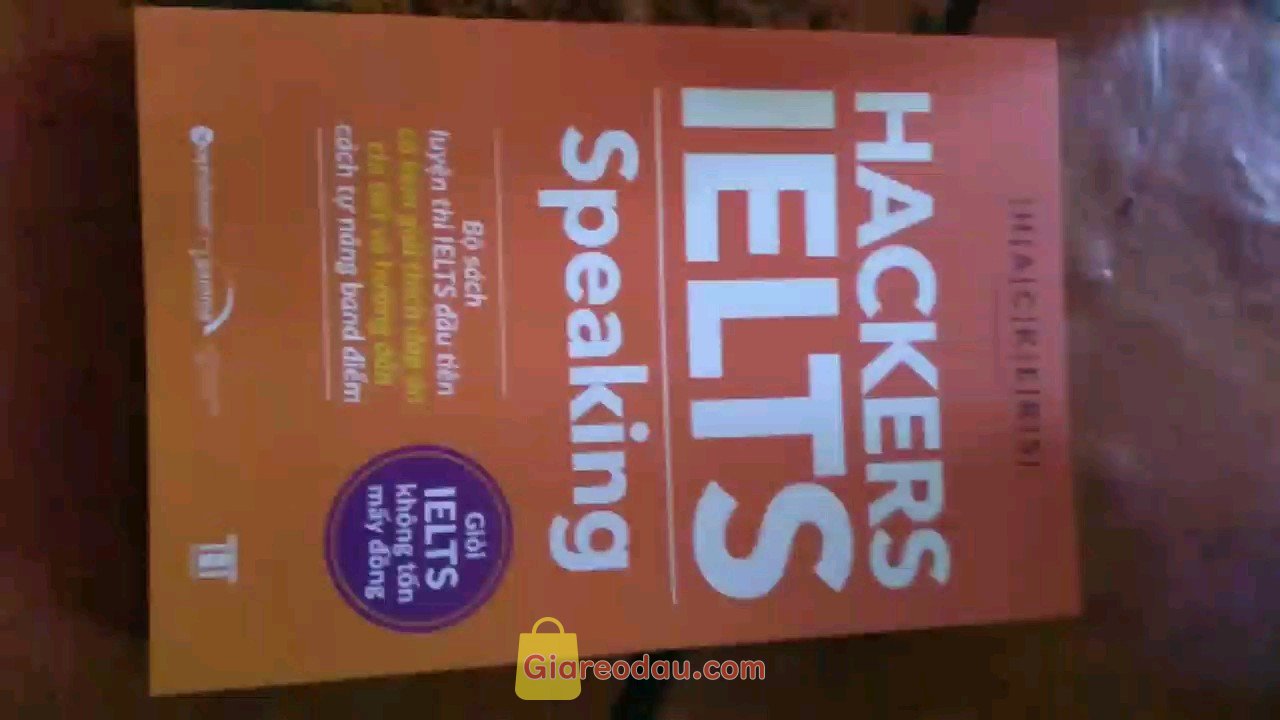 Giảm giá [Mã giảm 25%] Sách: Hackers IELTS Speaking (Kèm Giải Thích Đáp Án Chi Tiết Và Hướng Dẫn Tự Nâng Band Điểm). Đóng gói rất kĩ, giao hàng nhanh, mình mới đặt mà 2 ngày đã giao. 
