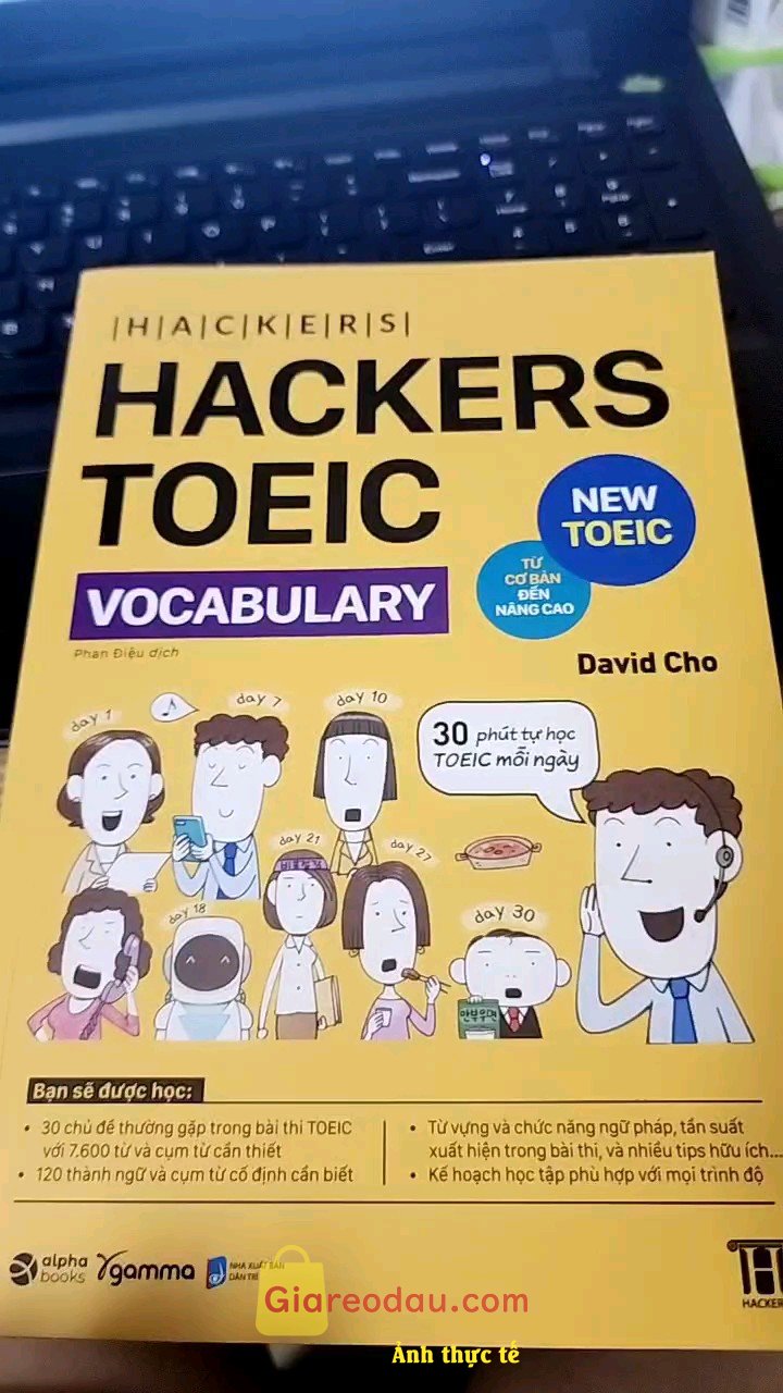 Giảm giá [Mã giảm 25%] Sách Hackers TOEIC Vocabulary 279K. . 