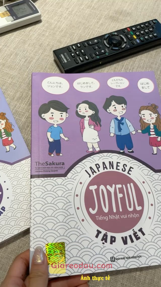 Giảm giá Sách Joyful Japanese - Tiếng Nhật Vui Nhộn Phần Tập Viết. Chất lượng tuyệt vời. Dễ hiểu . Hình ảnh sinh động. Mua lần. 