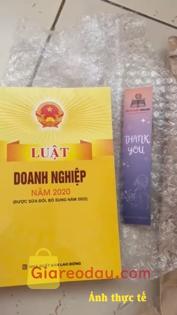 Giảm giá [Mã giảm 37%] Sách Luật doanh nghiệp năm 2020 (NXB Lao động). giao đúng sách , gói sách cẩn thận, nhắn shop bảo gửi gấp để. 