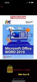 Giảm giá [Mã giảm 10%] Sách Microsoft Office Word 2019. . Sách mới, bìa thiết kế đẹp, bắt mắt, nội dung trình bày dễ. 