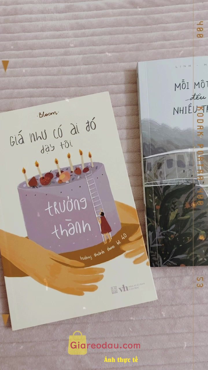 Giảm giá [Mã giảm 33%] Sách Mỗi một người đều cần nhiều trạm dừng. Sách đẹp quáa, bìa xinh dã man. Đóng gói cẩn thận lại còn giao hàng. 