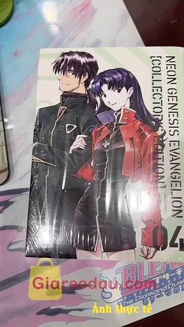 Giảm giá [Mã giảm 10%] Sách Neon Genesis Evangelion - Collector’s Edition - Tập 4 - Tặng Clearcard Holder 4 nhân vật Shinji, Rei, Asuka, Kaworu. Giao hàng nhanh. Đóng gói kỹ, cẩn thận.. May mắn mua được tập 4. 