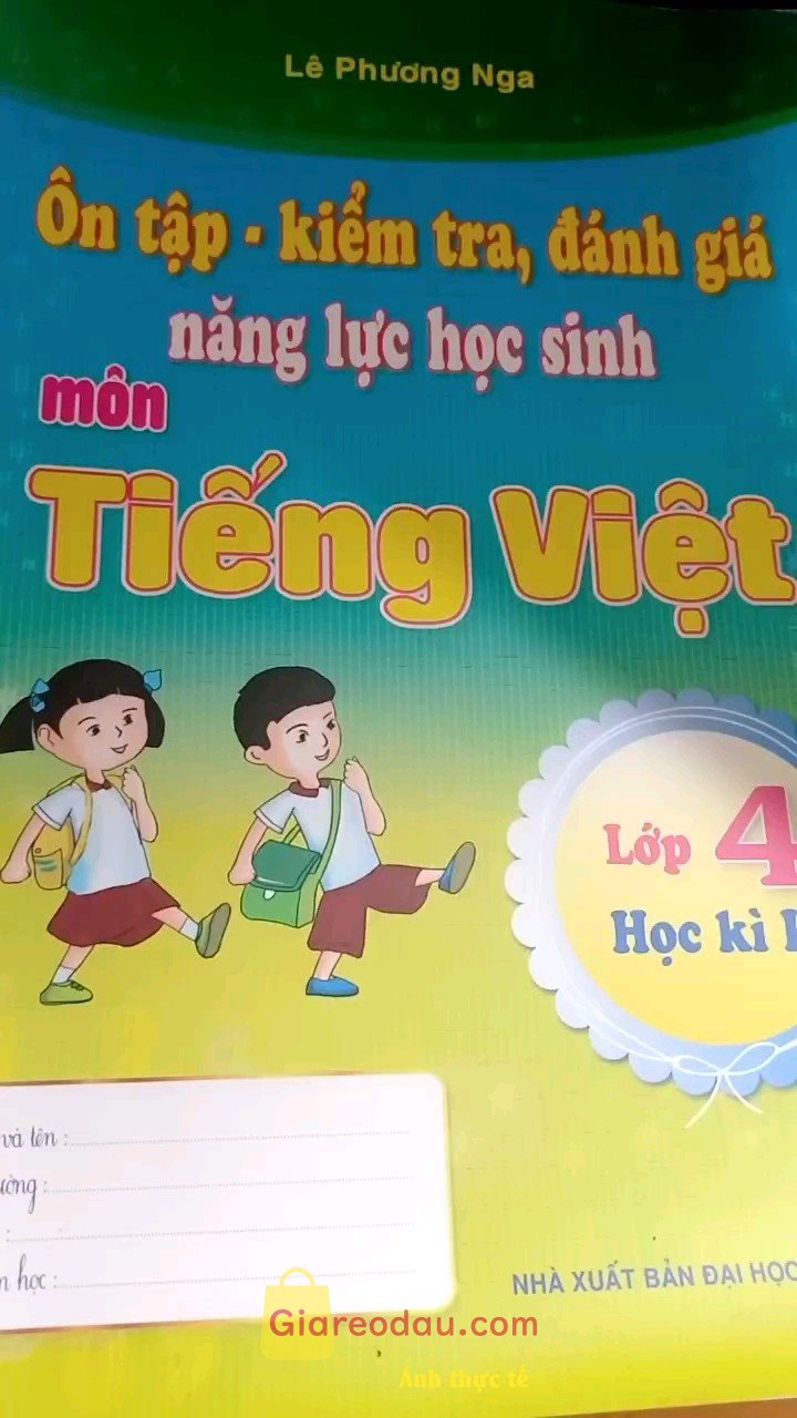 Giảm giá Sách Ôn tập kiểm tra đánh giá năng lực học sinh môn Khoa học lớp 4. Sách bám sát chương trình các bé đang học. Sách hay. Con gái mình rất. 