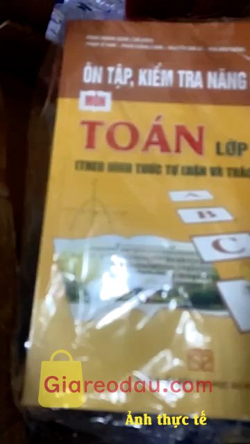 Giảm giá Sách Ôn tập kiểm tra đánh giá năng lực học sinh môn Toán lớp 10 (theo hình thức trắc nghiệm). đóng gói để giao cho bên vận chuyển lâu nhưng mà nhận được sách. 
