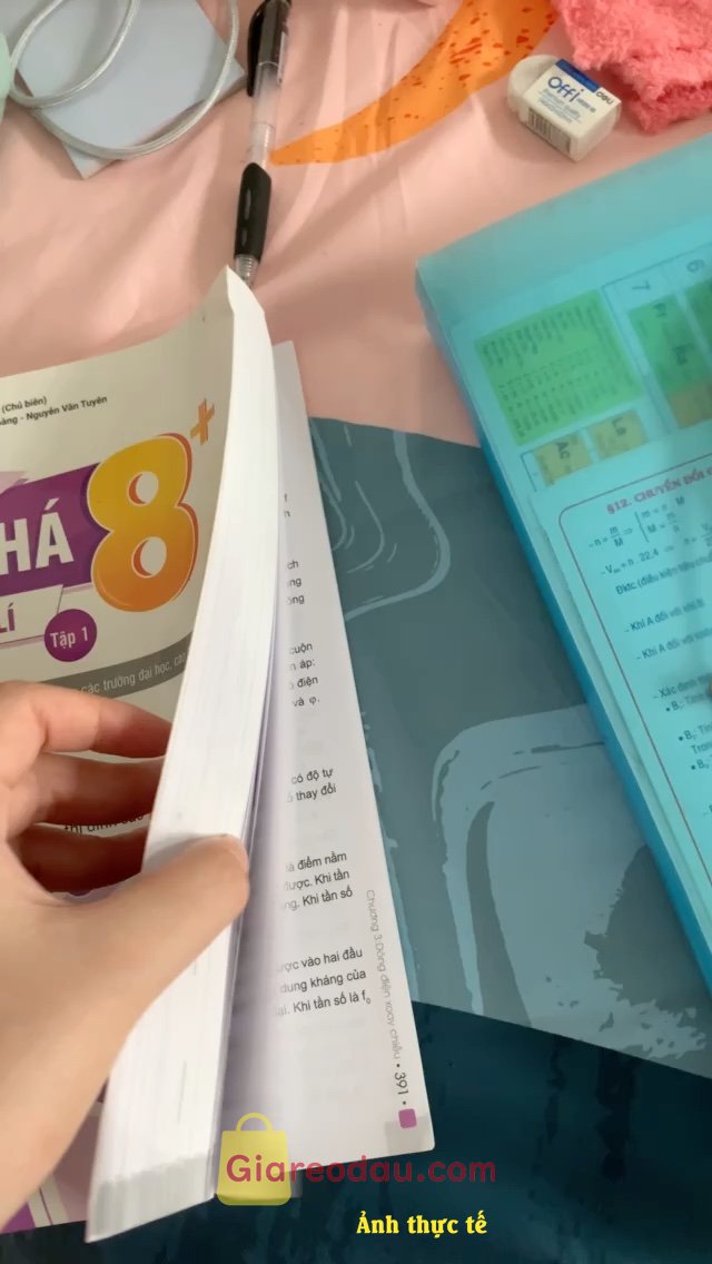 Giảm giá [Mã giảm 50%] Sách ôn thi THPT quốc gia 2024 học nhanh bằng Infographic Đột phá 8+ môn Vật lí tập 1. Sách giao nhanh, đóng gói rất cẩn thận và đẹp. Sách giao nhanh kịp. 