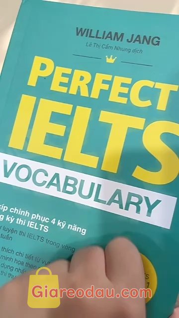 Giảm giá [Mã giảm 25%] Sách Perfect IELTS Vocabulary - Bí Kiếp Chinh Phục 4 Kỹ Năng Trong Kỳ Thi IELTS. Giao hàng nhanh chóng đóng gói cẩn thận đầy đủ hàng nha các bạn.. 