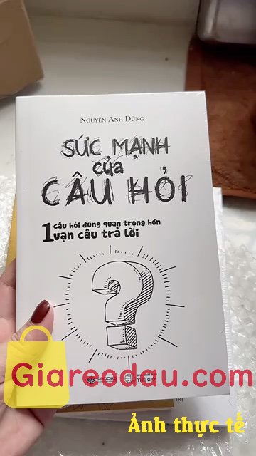 Giảm giá [Mã giảm 16%] Sách -Sức Mạnh Của Câu Hỏi (Nguyễn Anh Dũng). nhận đủ 3 cuốn đóng gói kỉ sách có bao bọc xiu rất sạch sẻ. 