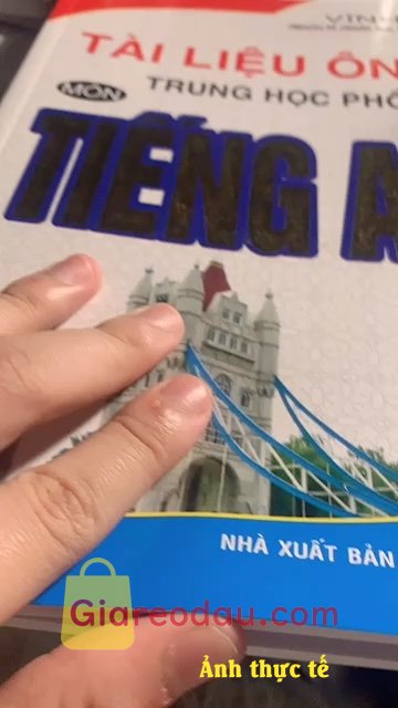 Giảm giá [Mã giảm 30%] SÁCH tài liệu ôn thi thpt quốc gia môn tiếng anh (vĩnh bá). Giao nhanh, ngay trong hà nội tầm 2 ngày 3 ngayd là đến rồi. Sách kh. 