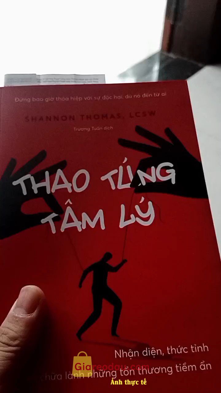 Giảm giá [Mã giảm 27%] Sách Thao túng tâm lý 1980BOOKS. Tuy săn giá sale nhưng sách vẫn rất ư là đẹp nha. Sách mới toanh. 