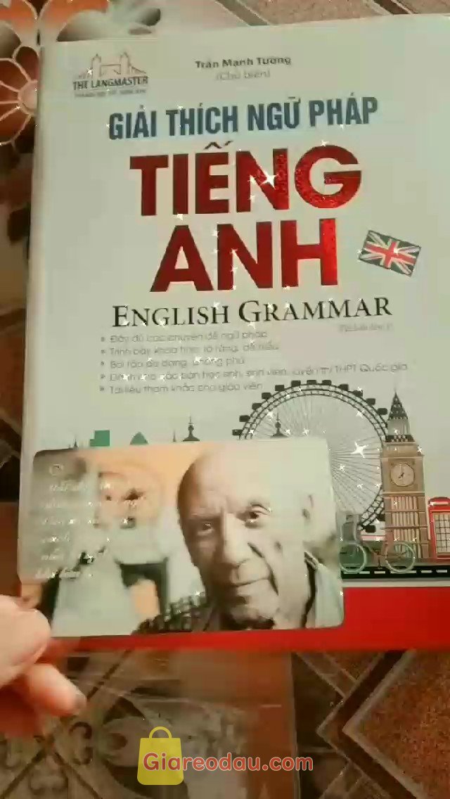 Giảm giá [Mã giảm 28%] Sách - The Langmaster - Giải thích ngữ pháp tiếng Anh(tái bản 03) Tặng Kèm Bookmark. Sách đẹp xịn lắm học hay nữa mọi người nên mua nhaaaaaa mình tặng. 