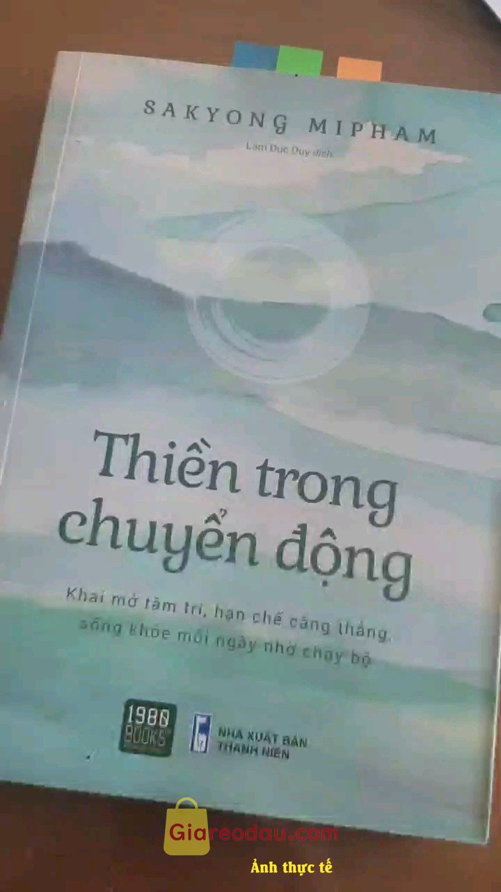 Giảm giá [Mã giảm 50%] Sách Thiền trong chuyển động Sakyong Mipham. Đóng gói rất tốt, rất hài lòng, sách hay, shipper rất dễ thương.. 