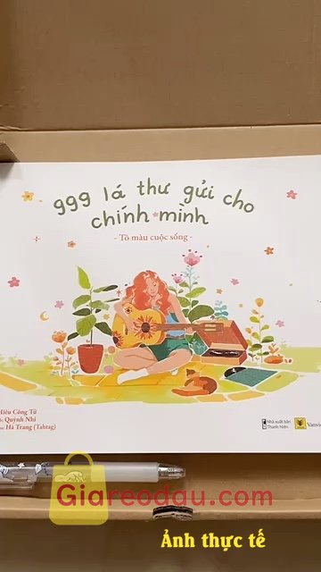 Giảm giá [Mã giảm 20%] Sách Tô Màu 999 Lá Thư Gửi Cho Chính Mình Tô Màu Cuộc Sống. Mình tưởng chỉ có sách chữ thôi ai ngờ cũng có sách tô màu, quyết. 